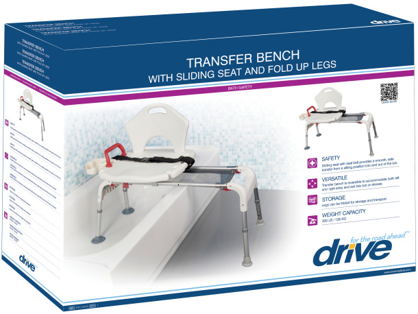Folding Universal Sliding Transfer Bench - Image 2